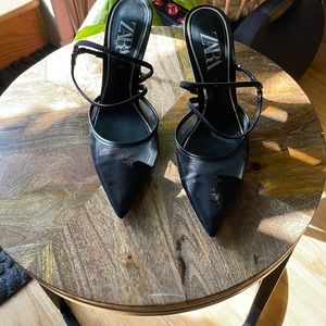 Zara heels mule/sling back